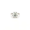 4.02ct M/SI1 Round Brilliant Cut Diamond Solitaire Set in 18ct White Gold - Montpellier Jewellers