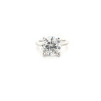 IGI 4.53ct H/I1 Round Brilliant Cut Diamond Solitaire Set in Platinum - Montpellier Jewellers