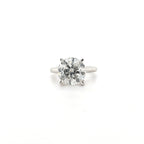 IGI 4.53ct H/I1 Round Brilliant Cut Diamond Solitaire Set in Platinum - Montpellier Jewellers