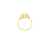 IGI 1.55ct D/VS1 Emerald Cut LAB Diamond Ring with Emerald Cut Side Stones Set in 18ct Yellow Gold