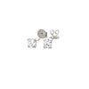 GIA 1.00ct D/Internally Flawless Diamond Stud Earrings Set in Platinum