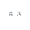 GIA 1.00ct D/Internally Flawless Diamond Stud Earrings Set in Platinum