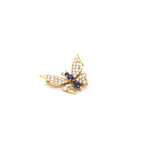 Vintage Sapphire and Diamond Brooch