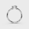 IGI 1.00ct Lab Grown Round Bezel Set Diamond Solitaire Engagement Ring Platinum or 18ct Gold