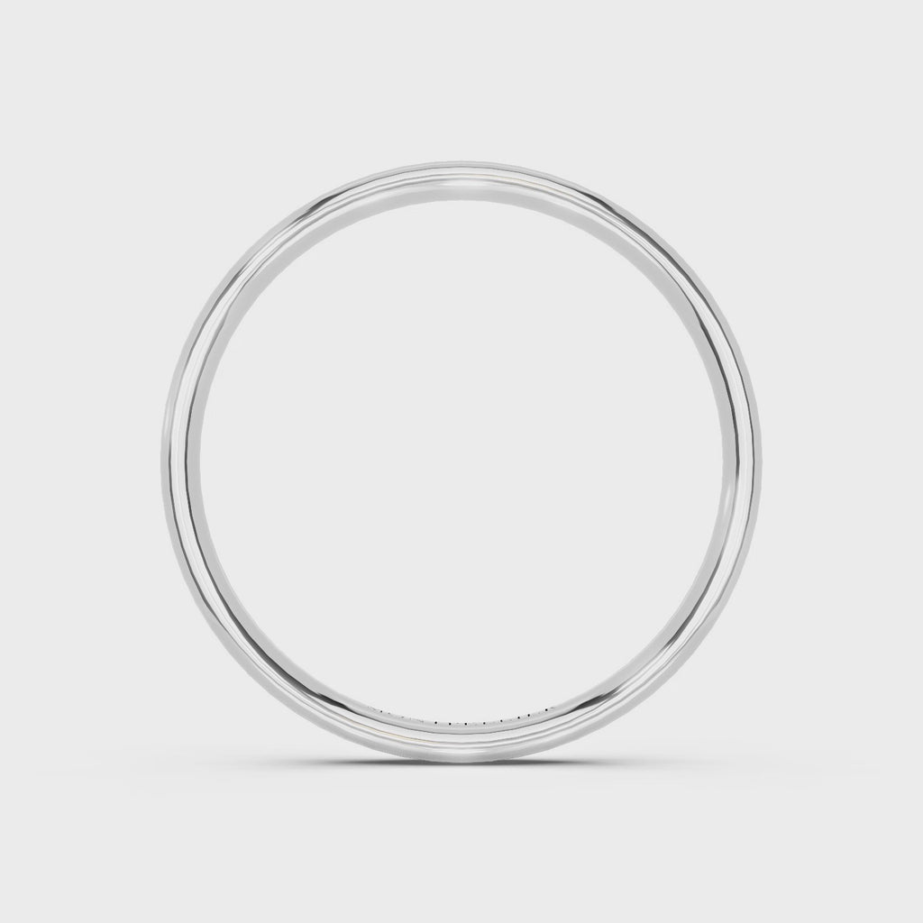 2.0mm Montpellier Fibonacci Wedding Band Platinum or 18ct Gold