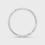 2.0mm Montpellier Fibonacci Wedding Band Platinum or 18ct Gold