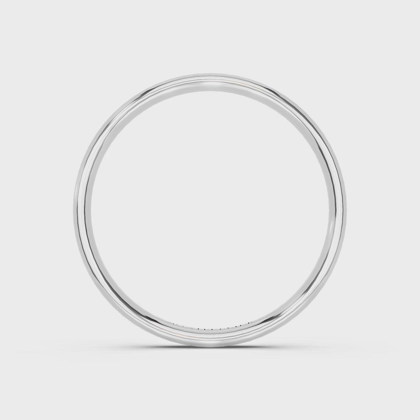 2.0mm Montpellier Fibonacci Wedding Band Platinum or 18ct Gold
