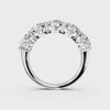 3.50ct Lab Grown 5 Stone Round Diamond Ring Platinum or 18ct Gold - The Montpellier Classic 5 Stone Ring