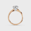 IGI 2.00ct Lab Grown Diamond Solitaire Engagement Ring - The Montpellier Tulip