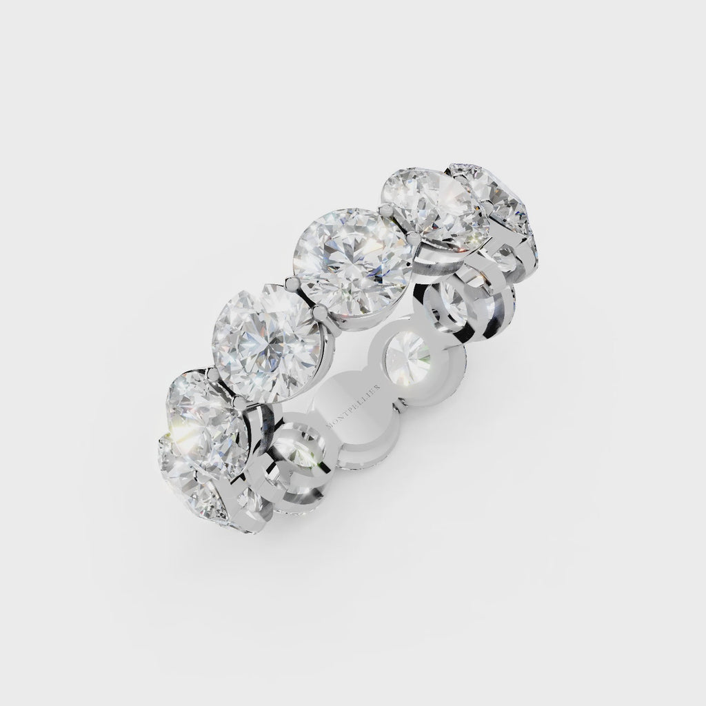 The Full Monty 8.75ct Lab Diamond Grown Eternity Ring Platinum or 18ct Gold
