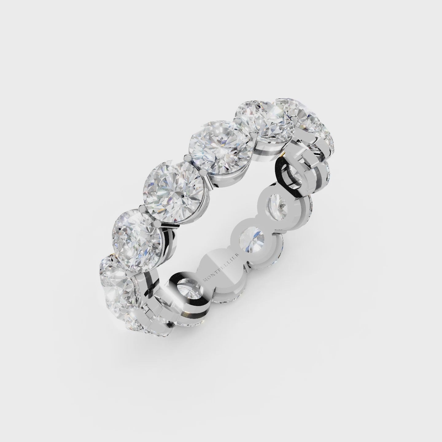 The Full Monty 5.50ct Lab Diamond Grown Eternity Ring Platinum or 18ct Gold