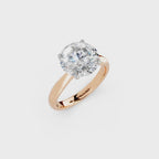 IGI 3.00ct Lab Grown Diamond Solitaire Engagement Ring - The Montpellier Tulip