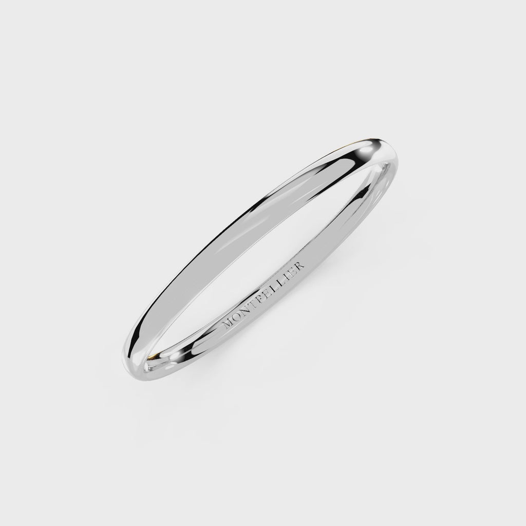 1.5mm Montpellier Fibonacci Wedding Band Platinum or 18ct Gold