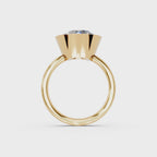 IGI 5.00ct Lab Grown Round Bezel Set Diamond Solitaire Engagement Ring Platinum or 18ct Gold