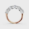 3.50ct Lab Grown 5 Stone Round Diamond Ring Platinum or 18ct Gold - The Montpellier Classic 5 Stone Ring