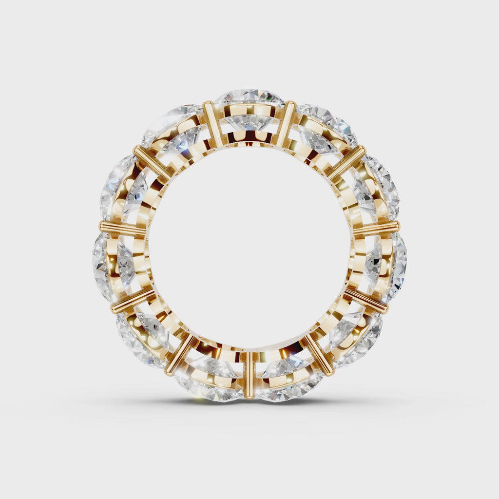 The Full Monty 11.00ct Lab Diamond Grown Eternity Ring Platinum or 18ct Gold