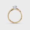 IGI 1.00ct Lab Grown Diamond Solitaire Engagement Ring - The Montpellier Tulip