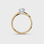 IGI 1.00ct Lab Grown Diamond Solitaire Engagement Ring - The Montpellier Tulip