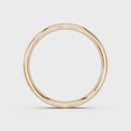 2.5mm Montpellier Fibonacci Wedding Band Platinum or 18ct Gold