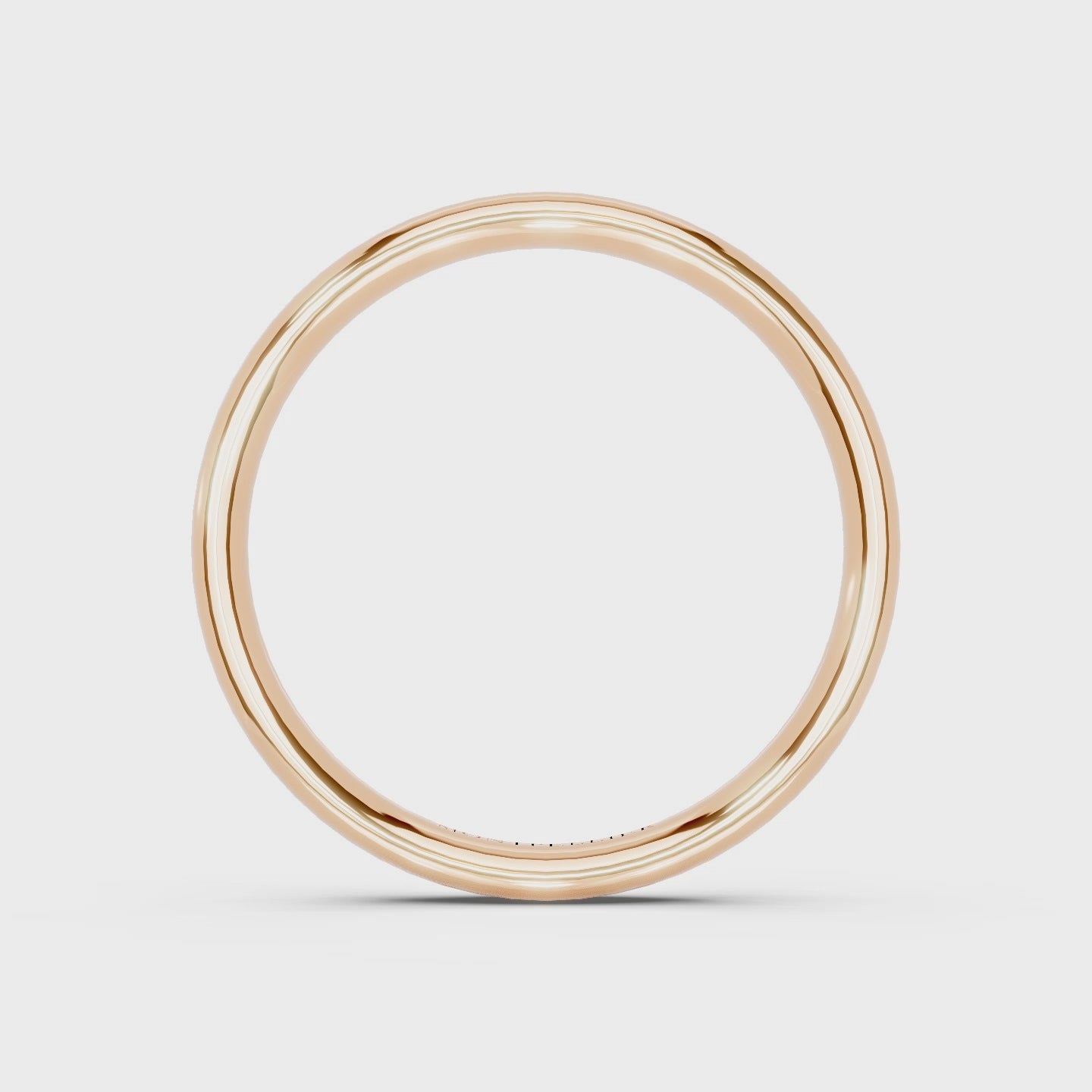 2.5mm Montpellier Fibonacci Wedding Band Platinum or 18ct Gold