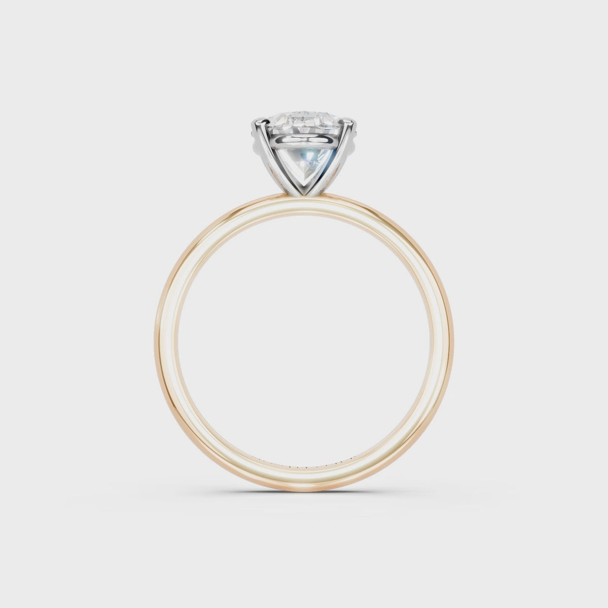 IGI 1.50ct Lab Grown Oval Diamond Solitaire Engagement Ring Platinum or 18ct Gold - The Montpellier Classic Oval