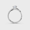 IGI 1.00ct Lab Grown Diamond Solitaire Engagement Ring - The Montpellier Tulip