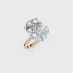 IGI 5.00ct Lab Grown Oval Diamond Solitaire Engagement Ring Platinum or 18ct Gold - The Montpellier Classic Oval