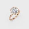 IGI 3.00ct Lab Grown Round Bezel Set Diamond Solitaire Engagement Ring Platinum or 18ct Gold