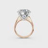 IGI 10.00ct Lab Grown Diamond Solitaire Engagement Ring - The Montpellier Tulip