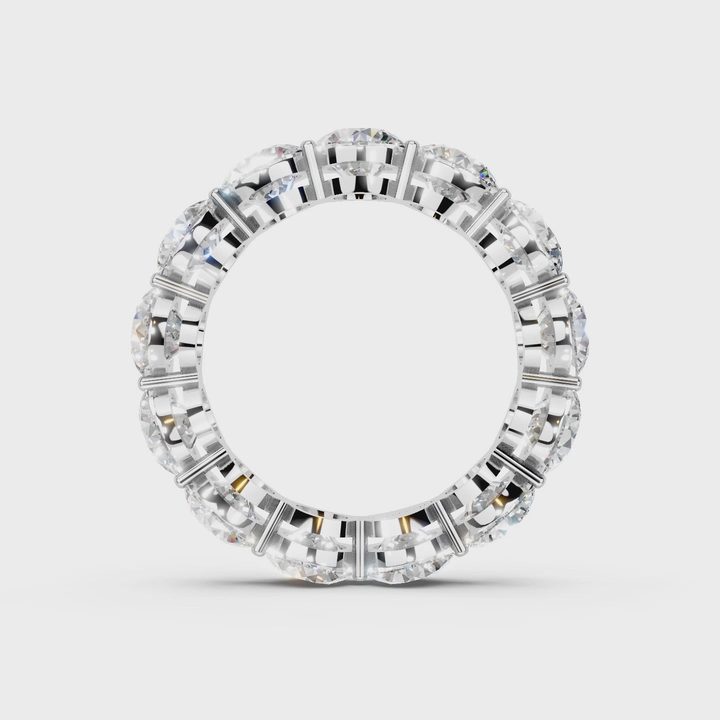 The Full Monty 6.50ct Lab Diamond Grown Eternity Ring Platinum or 18ct Gold