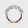 5.00ct Lab Grown 5 Stone Round Diamond Ring Platinum or 18ct Gold - The Montpellier Classic 5 Stone Ring