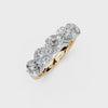 2.50ct Lab Grown 5 Stone Round Diamond Ring Platinum or 18ct Gold - The Montpellier Classic 5 Stone Ring