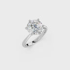 IGI 3.00ct Lab Grown Diamond Solitaire Engagement Ring - The Montpellier Classic 6 Claw