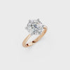 IGI 3.00ct Lab Grown Diamond Solitaire Engagement Ring - The Montpellier Classic 6 Claw