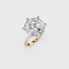 IGI 10.00ct Lab Grown Diamond Solitaire Engagement Ring - The Montpellier Classic 6 Claw