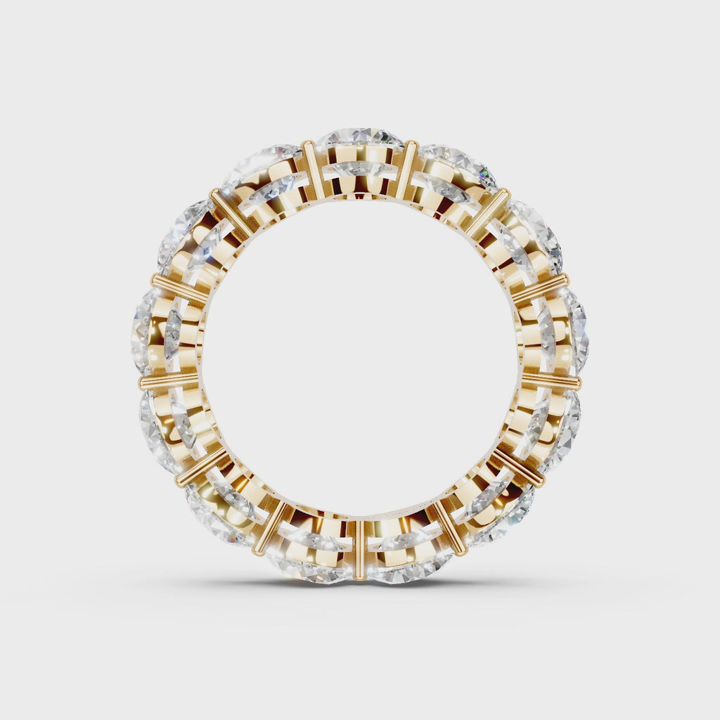 The Full Monty 6.50ct Lab Diamond Grown Eternity Ring Platinum or 18ct Gold