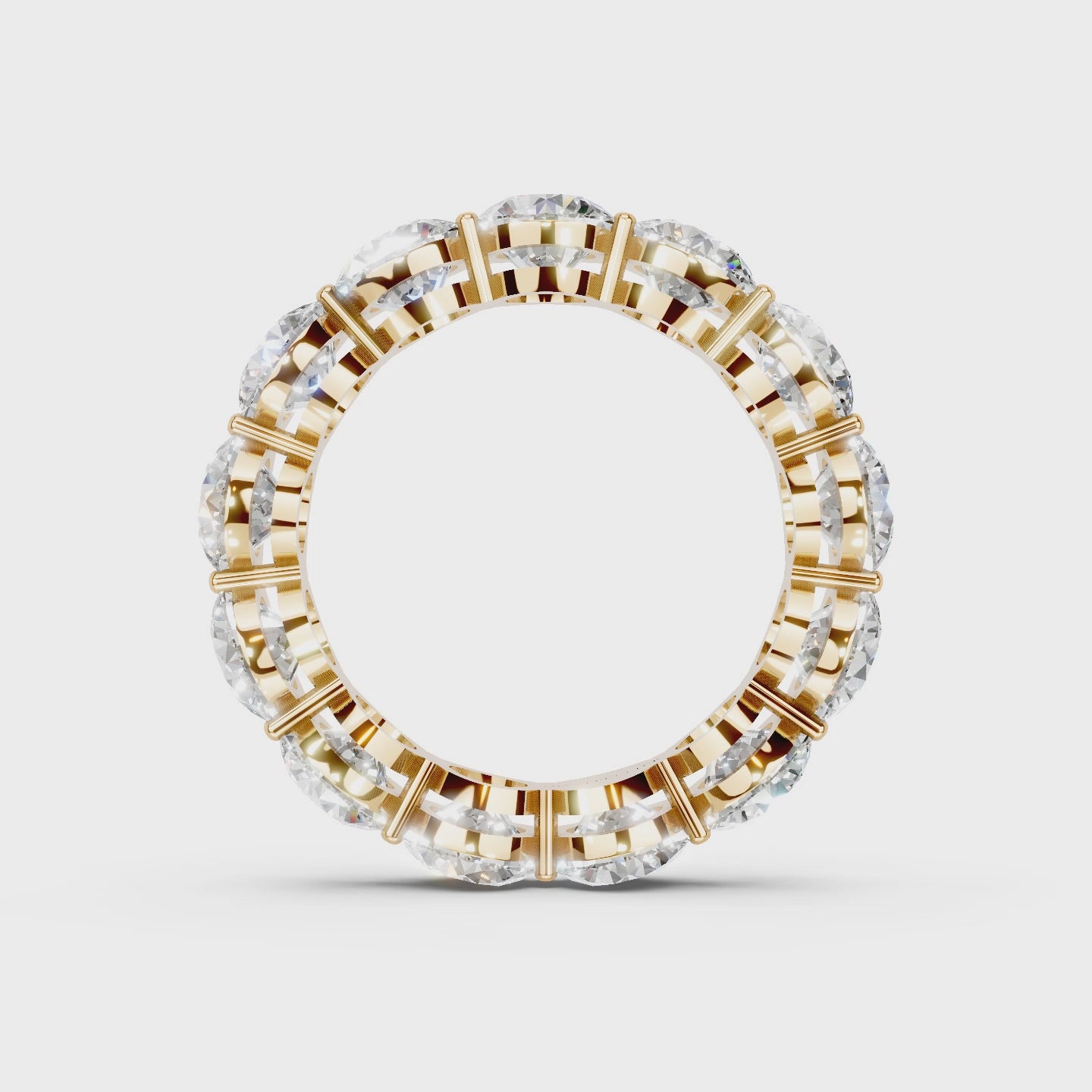 The Full Monty 6.50ct Lab Diamond Grown Eternity Ring Platinum or 18ct Gold