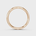 4.0mm Montpellier Fibonacci Wedding Band Platinum or 18ct Gold