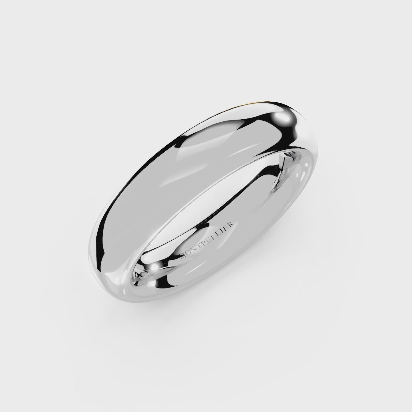 5.0mm Montpellier Fibonacci Wedding Band Platinum or 18ct Gold