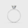 IGI 2.00ct Lab Grown Oval Diamond Solitaire Engagement Ring Platinum or 18ct Gold - The Montpellier Classic Oval