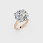 IGI 10.00ct Lab Grown Diamond Solitaire Engagement Ring - The Montpellier Tulip
