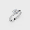 IGI 1.00ct Lab Grown Diamond Solitaire Engagement Ring - The Montpellier Tulip