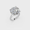IGI 10.00ct Lab Grown Diamond Solitaire Engagement Ring - The Montpellier Tulip