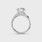 IGI 3.00ct Lab Grown Diamond Solitaire Engagement Ring - The Montpellier Tulip