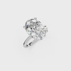 IGI 5.00ct Lab Grown Oval Diamond Solitaire Engagement Ring Platinum or 18ct Gold - The Montpellier Classic Oval
