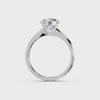 IGI 2.00ct Lab Grown Diamond Solitaire Engagement Ring - The Montpellier Tulip
