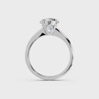 IGI 2.00ct Lab Grown Diamond Solitaire Engagement Ring - The Montpellier Tulip
