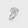 IGI 2.00ct Lab Grown Round Bezel Set Diamond Solitaire Engagement Ring Platinum or 18ct Gold
