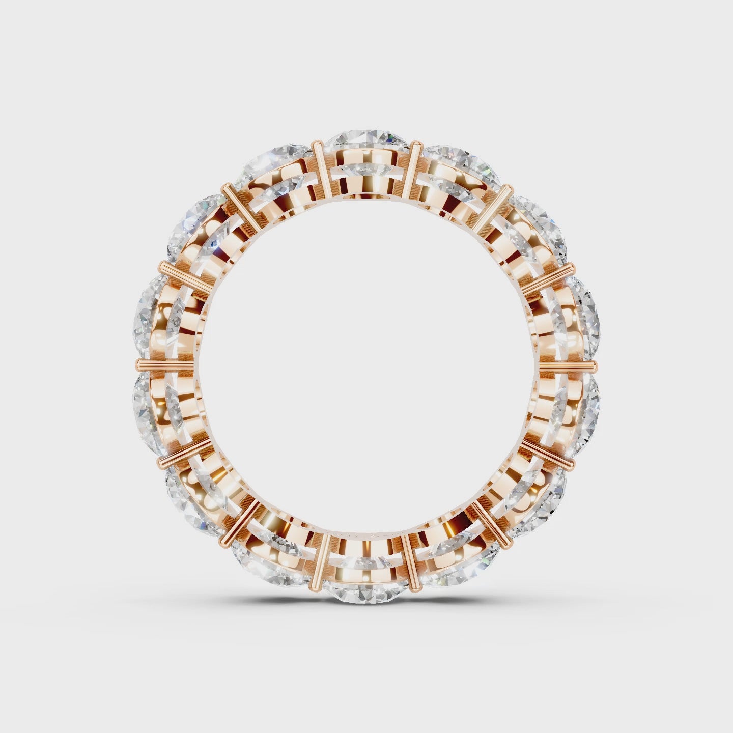 The Full Monty 5.50ct Lab Diamond Grown Eternity Ring Platinum or 18ct Gold