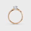IGI 1.00ct Lab Grown Diamond Solitaire Engagement Ring - The Montpellier Tulip